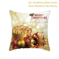 Axyaa Christmas Cushion Cover 2022: Merry Decorations, Navidad, Noel, Xmas Gifts, Happy New Year 2023