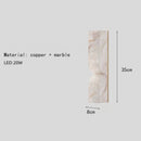 Axyaa Marble LED Wall Lamp: Elegant Art Deco Design for Home, Restaurant & More