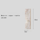 Axyaa Art Deco Marble LED Wall Lamp for Home and Restaurant Lighting