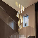 Axyaa Crystal Chandeliers Indoor LED Ceiling Light for Living Room