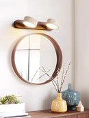 Axya Stone Wall Lamp for Bathroom Vanity - Japanese Minimalist Design