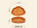 Axyaa Ceramic Bread Seasoning Underglaze Dish - Cute and Good-looking Plate for Sauces