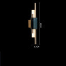 Axyaa Crystal LED Wall Lights Modern Copper Nordic Indoor Decor Wandlamp