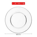 Axyaa 8.5-inch Tempered Glass Microwave Plate set for Heat-Resistant Dining and Serving