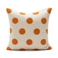 Axyaa Leopard Printed Velvet Cushion Cover 45x45cm Burnt Orange Knot Home Decor