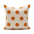 Axyaa Leopard Printed Velvet Cushion Cover 45x45cm Burnt Orange Knot Home Decor