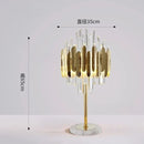 Modern Crystal Floor LED Lamp for Bedroom and Living Room Decor by Axyaa