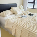 Axyaa Autumn Warm Plush Blanket - Coral Fleece Sofa Throw