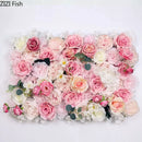 Axyaa Silk Floral Wedding Decor Petal Flower Wall Party Backdrop Display