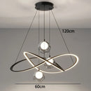Axyaa Modern LED Pendant Chandeliers for Living Room and Dining Room
