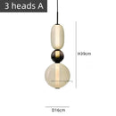 Axyaa Nordic Glass Chandelier: Stylish and Colorful Lighting for Home and Business