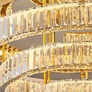 Axyaa Crystal Chandeliers: Modern LED Ceiling Lighting for Living Room