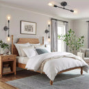 Axyaa Black Ceiling Light with Two E27 Bulb Base for Various Spaces