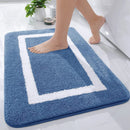 Axyaa Plush Bathroom Rugs Non Slip Absorbent Bath Mats, Machine Washable Carpet