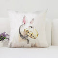 Bull Terrier Art Anime Pillow Cover 40x40 Axyaa Home Decor Throw Pillow