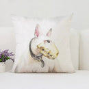 Bull Terrier Art Anime Pillow Cover 40x40 Axyaa Home Decor Throw Pillow
