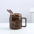 Axyaa Ceramic Chocolate Melting Cup with Fork - 200ML