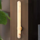 Axyaa Marble & Copper LED Wall Lamp for Bedroom, Living Room, Bathroom Lighting