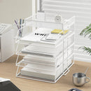 Axyaa Stackable File Box Organizer for A4 Documents & Bathroom Storage Tray