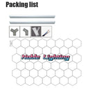 Axyaa Hexagon LED Garage Light for Auto Body Repair and Workshop