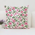 Axyaa Roses Flowers Pillowcase 45*45 Decorative Cover for Living Room Beds