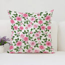 Axyaa Roses Flowers Pillowcase 45*45 Decorative Cover for Living Room Beds