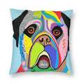 Axyaa Cute English Bulldog Floor Pillowcase for Home Decor