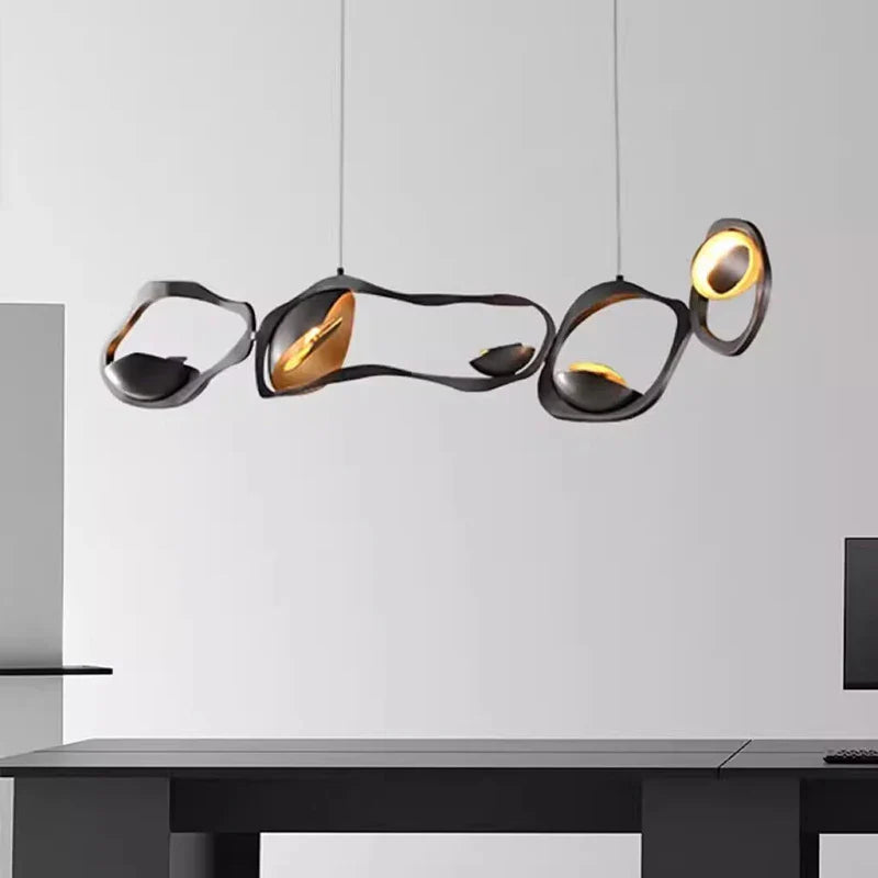 Axyaa Modern LED Pendant Chandeliers for Indoor Living and Dining Room Lighting