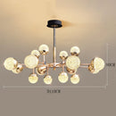Axyaa Modern Ceiling Chandelier | Dining Room Pendant Light Fixture | Indoor Living Room Lighting