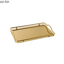 Axya Metal Fruit Tray: Elegant Home Decor & Perfume Organizer