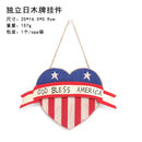Axyaa American Flag Pendant Door Wall Hanging 28.5cm Party Decor