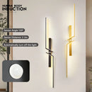 Axyaa Black Gold LED Wall Lamp Up&Down Sconce Lighting