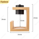 Axyaa Nordic Wood Aromatherapy Candle Lamp LED Desk Lamp