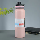 Axyaa 24H Insulated Stainless Steel Water Bottle with Handle, BPA-Free Sports Thermos