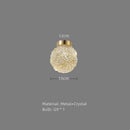 Axyaa Crystal Chandelier: Luxury, Romantic Ceiling Lamp for Living Room & Bedroom