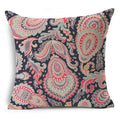 Axyaa Ramadan Vintage Ethnic Pattern Cushion Cover 45x45cm Linen Pillow Case