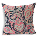 Axyaa Ramadan Vintage Ethnic Pattern Cushion Cover 45x45cm Linen Pillow Case