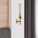 Axyaa Copper Glass Wall Light E27 for Bedroom Parlor Aisle Bathroom Sconce