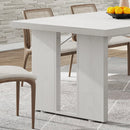Axyaa Rustic Farmhouse Dining Table: 71" Rectangular Table for 6-8 People
