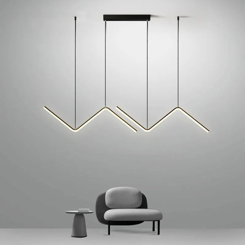 Nodic Gold LED Pendant Chandelier by Axyaa for Indoor Decor & Lighting