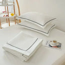 Axyaa Summer Blanket Set: French Elegance Lightweight Quilted Duvet