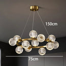 Axyaa Acrylic Magic Bean LED Pendant Light for Modern Home, Dining Room, and Living Room