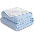 Axyaa 6-Layer Cotton Duvet & Chiffon Towel Set for Adults & Children
