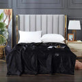 Axyaa Luxury Silk Quilt Queen Comforter Ultra-Soft Spring/Summer Satin Quilted High-End