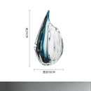 Axyaa Glass Vase: Light Luxury Dining Table & Living Room Flower Arrangement