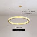 Axyaa Acrylic Pendant Chandelier: Modern, Elegant, Adjustable Ceiling Light
