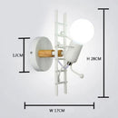 Axyaa Cute Doll Wall Light for Bedroom - LED Indoor Sconce Home Decors