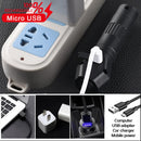 Axya COB LED Rechargeable Flashlight - Waterproof, Magnetic Work Light, 3 Lighting Modes