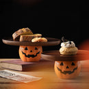 Axyaa Pumpkin Wooden Cake Tray Dessert Plate for Molecular Cuisine Tableware