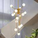 Axyaa LED Pendant Chandeliers for Living Room Staircase Modern Home Decor Lighting